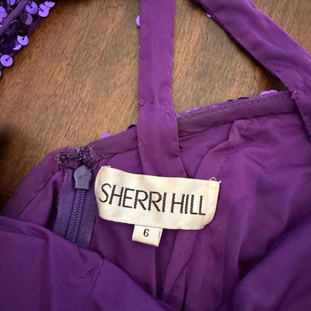 Beautiful Ombre Purple Sherri Hill prom dress!! - Picture 7 of 11